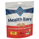Blue Buffalo Health Bars Dog Biscuits, Natural, Baked With Bacon, Egg & Cheese, Mini
