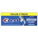Crest Complete Plus Whitening Deep Clean Toothpaste, Effervescent Mint, 2-5.4 oz
