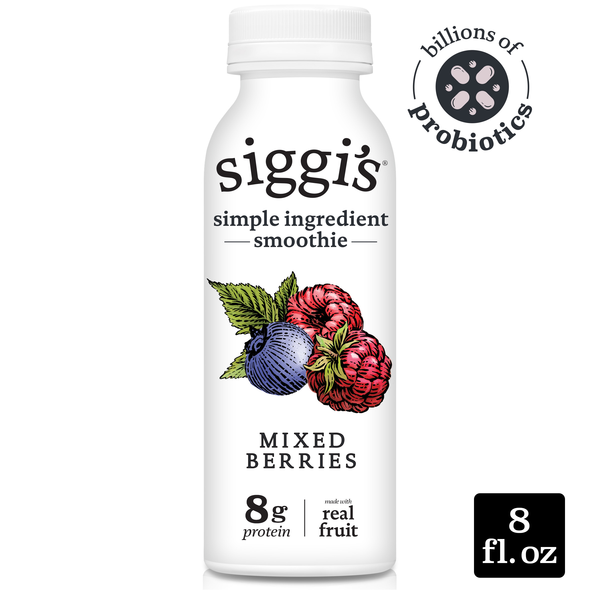 Siggi's Drinkable Whole-Milk Blueberry Probiotic Yogurt | Hy-Vee