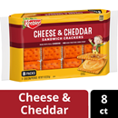 Keebler Cheese & Cheddar Sandwich Crackers, 8-1.38 oz Packages
