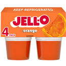 Jell-O Orange Gelatin Snacks 4Ct