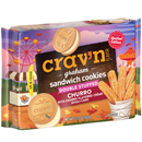 Crav'N Flavor Graham Sandwich Cookies, Double Stuffed Churro