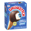 Nestle Drumstick Simply Dipped Vanilla Cones 4Ct