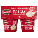 Idahoan Buttery Homestyle Mashed Potatoes Cup 4-pack