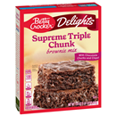 Betty Crocker Delights Supreme Triple Chunk Brownie Mix