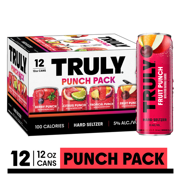 TRULY Hard Seltzer Punch Variety Pack (12 fl. oz. Can, 12pk.) | Hy