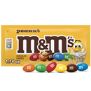 M&M'S Peanut Milk Chocolate Candy, Full Size, 1.74 oz Pouch