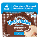 Smucker's Uncrustables Chocolate Flavored Hazelnut Spread Sandwich 4Ct
