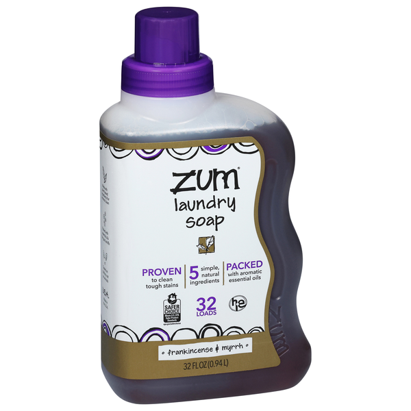 Frankincense & Myrrh 32 oz. Zum Clean Laundry Soap | Hy-Vee Aisles