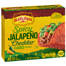 Old El Paso Taco Shells, Spicy Jalapeno Cheddar, 10Ct