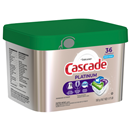Cascade Platinum Dawn Fresh Scent Action Pacs Dishwasher Detergent 36Ct
