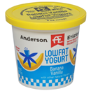 Anderson Erickson Dairy Lowfat Banana Vanilla Yogurt
