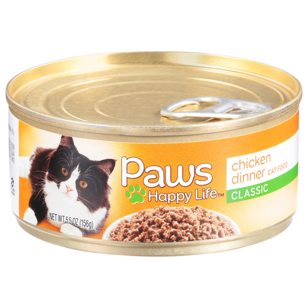 Paws Premium Chicken Dinner Cat Food Hy Vee Aisles Online