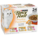 Fancy Feast Poultry Favorites, Sliced Collection, 24-3 oz