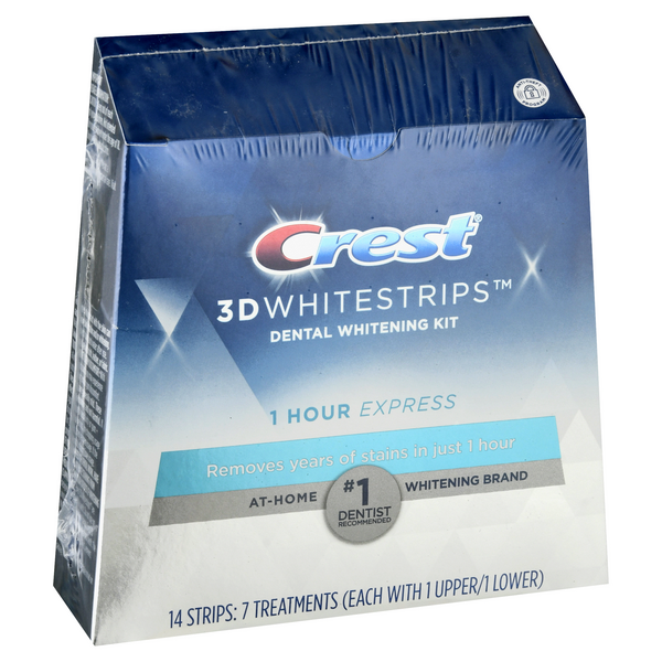 Crest 3D White Whitestrips 1 Hour Express Dental Kit - Hy-Vee