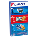 Nabisco Sweet Cookie Variety Pack, Oreo/Nutter Butter/Chipss Ahoy!, 12Ct