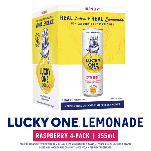ラッキー Lucky One Raspberry Vodka & Lemonade 4-355mL Cans :: Ready to Go