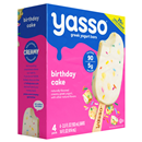 Yasso Greek Yogurt Bars, Birthday Cake, 4-3.5 fl oz