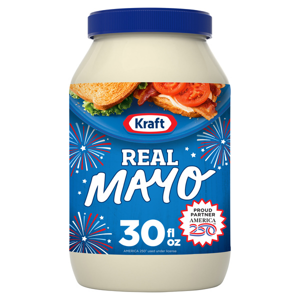 Kraft Real Mayo Creamy & Smooth Mayonnaise, for a Keto and Low