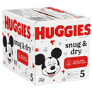 Huggies Snug & Dry Diapers, Disney Baby, 5 (Over 27 Lb)