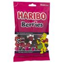 Haribo Berries Gummi Candy, Crunchy & Chewy, Share Size