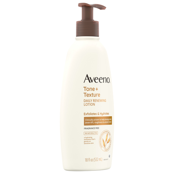 Aveenoローション Aveeno Tone + Texture Daily Renewing Body Lotion, 18 Fl. Oz