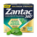 Zantac 360 Maximum Strength, Cool Mint, 20Mg Tablets