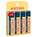 Burt's Bees Lip Balms, Vanilla Bean, Value Pack 4-.15 oz