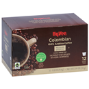 Hy-Vee 100% Colombian Single Serve Cup Coffee 12-.33 oz ea.