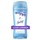 Secret Clean Lavender PH Balanced Invisible Solid Antiperspirant & Deodorant