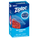 Ziploc Quart Double Zipper Freezer Bags
