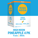 High Noon Sun Sips Vodka & Soda, Pineapple 4pk