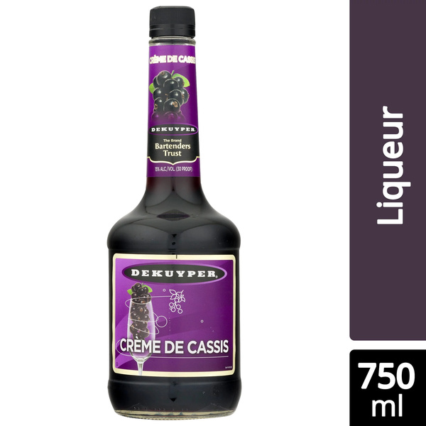 DeKuyper Crème De Cassis Liqueur 750 ml | Hy-Vee Aisles Online