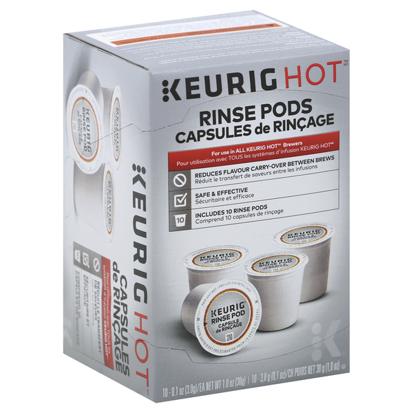 Keurig 　10箱 Keurig Hot Rinse Pods 10-0.1 oz ea | Hy-Vee Aisles Online Grocery