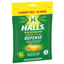 Halls Defense Assorted Citrus Flavors Vitamin C Supplement Drops