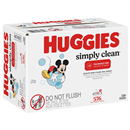 Huggies Simply Clean Fragrance Free Wipes 9 - 64 Ct Packs