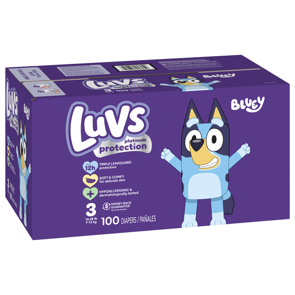Luvs Platinum Protection Baby Diapers, Size 3, 100 Count | Hy-Vee