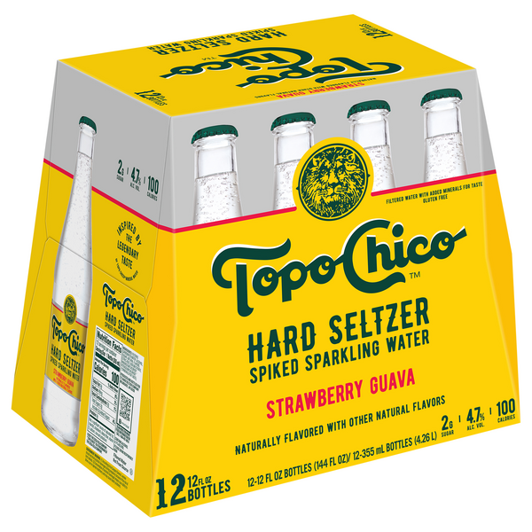 ToPO Chico Hard Seltzer, Strawberry Guava 12Pack | Hy-Vee Aisles