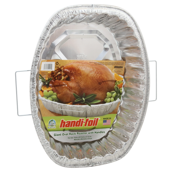 Handi-Foil Eco-Foil Rack Roaster with Handles