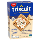 Triscuit Everything Whole Grain Wheat Crackers,