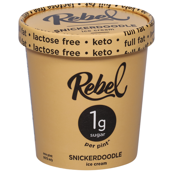 Rebel Snickerdoodle Ice Cream 1 pt | Hy-Vee Aisles Online Grocery