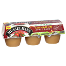 Musselman's Apple Sauce, No Sugar Added, Cinnamon, 6-4 oz Cups