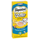 Temptations Lickable Spoons Treats For Cats, Savory Salmon & Tempting Tuna Flavor, 4-0.353 oz