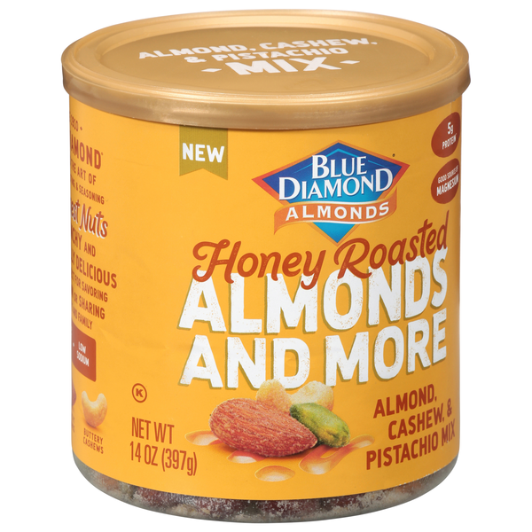 Blue Diamond Honey Roasted Almonds And More | Hy-Vee Aisles Online ...
