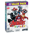 Betty Crocker Fruit Flavored Snacks, Assorted Fruit Flavors, Marvel Super Hero Adventures, Value Pack 22-0.8 oz. Pouches