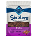 Blue Buffalo Sizzlers Natural Bacon-Style Soft-Moist Dog Treats, Original Pork