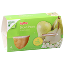 Hy-Vee Diced Pears in 100% Juice 4 - 4 oz Bowls