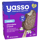 Yasso Yogurt Bars, Vanilla Chocolate Crunch, 4-2.65 fl oz