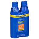 TopCare Sunscreen, Sport, Broad Spectrum Spf 50, Twin Pack