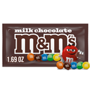M&M'S Milk Chocolate Candy, Full Size, 1.69 oz Bag